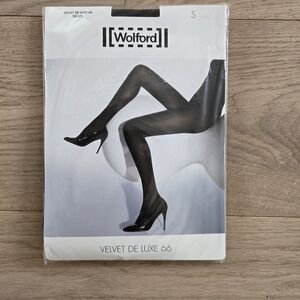 New Wolford Velvet De Luxe 66 Sheer Opaque Tights